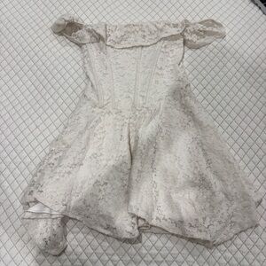 Kimchi Blue Lace Off-Shoulder Dress